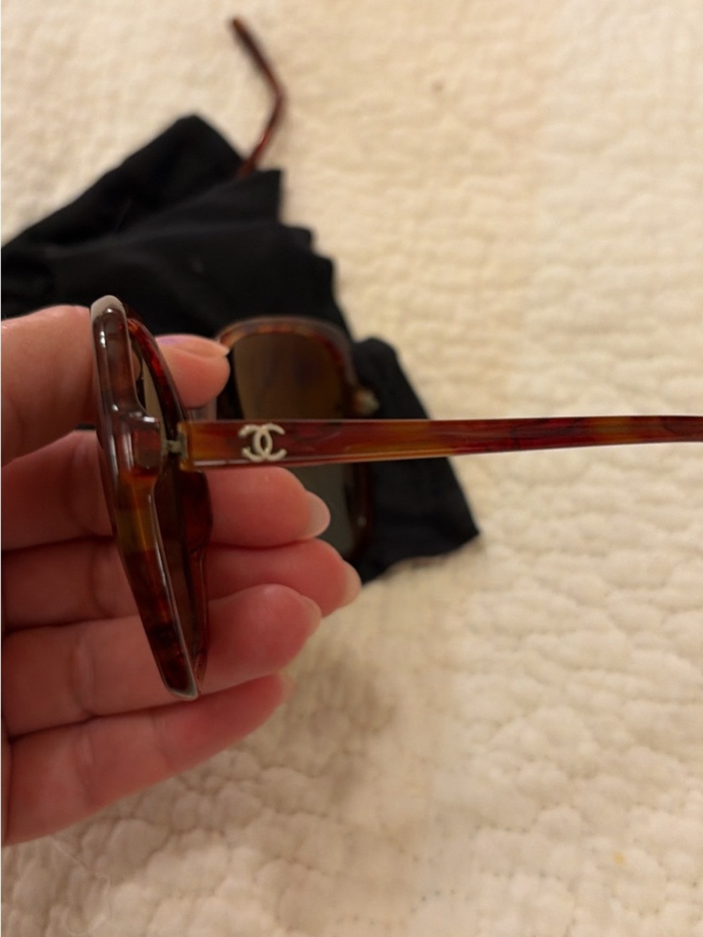 Chanel Women’s Tortoiseshell Sunglasses - Brown